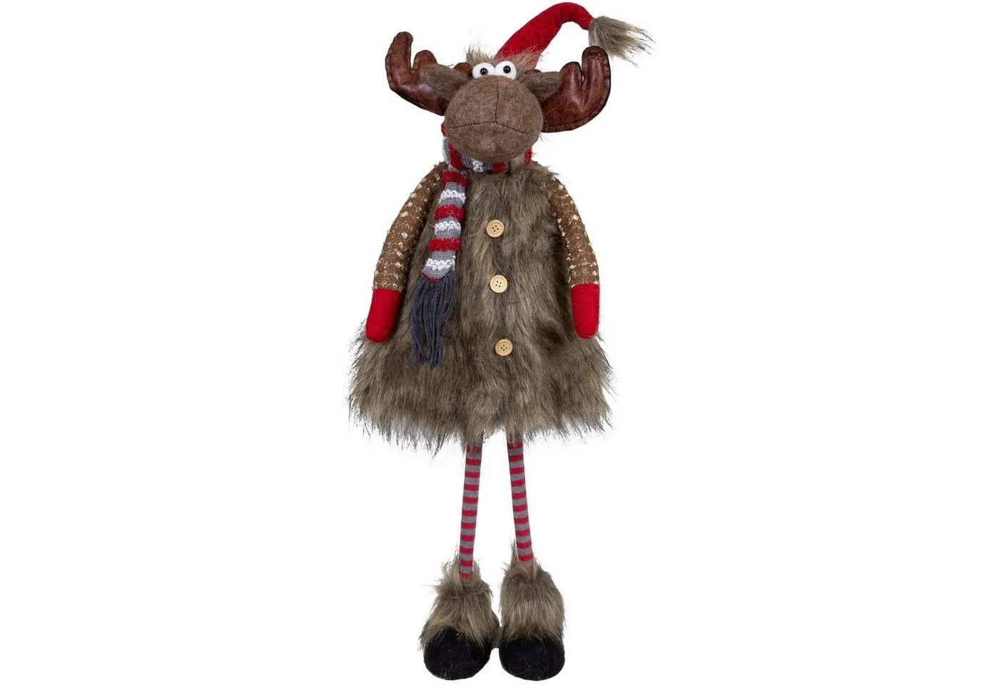 Christmas Paradise Weihnachtsfigur Elch 72cm/84cm stehend braun - Bild 2
