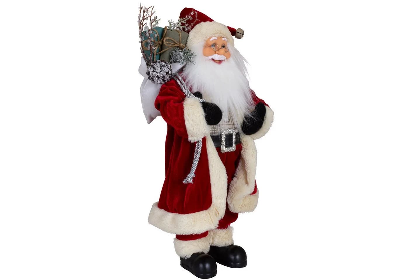 Christmas Paradise Weihnachtsmann Sigurd, 4 Größen (30-80cm) Deko Figur, rot