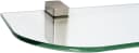 ib style Wandregal Glas 6mm ESG-Sicherheitsglas Edelstahloptik Bild 2