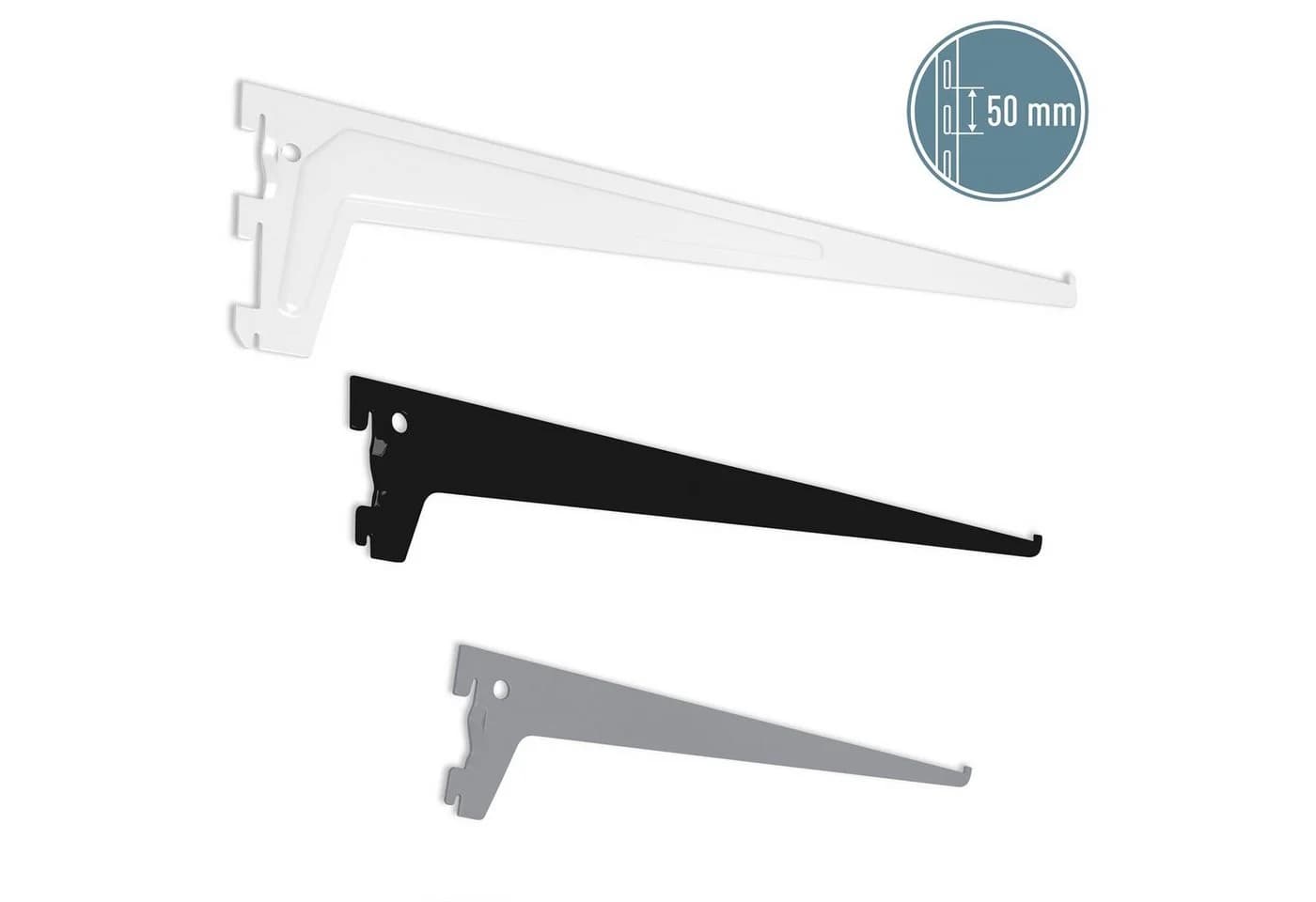 ib style Regalträger 1-reihig Weiß 25cm