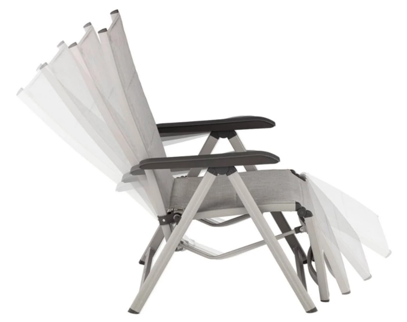 KETTLER Relaxsessel BasicPlus Padded Silber Hellgrau - Bild 5