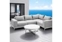 KETTLER Ego Loungetisch Glasplatte Silber Bild 5