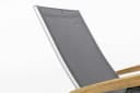 KETTLER CIRRUS Relaxsessel Gartenstuhl silber anthrazit Teak Bild 5