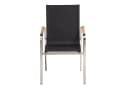 Kettler Diamond Stapelsessel Gartenlounge Edelstahl Teak Armlehne Grau Bild 1