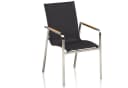 Kettler Diamond Stapelsessel Gartenlounge Edelstahl Teak Armlehne Grau Bild 2