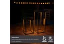 Kettler LED Laterne eckig offen XL 50 cm Schwarz Bild 5
