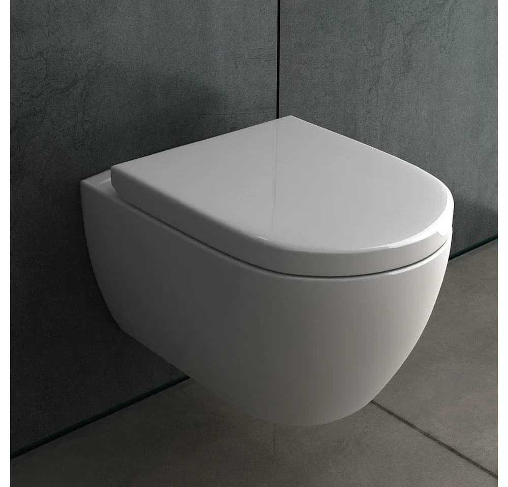 Alpenberger Hänge-WC Komplettset Weiß mit Softclose-Sitz - Bild 2