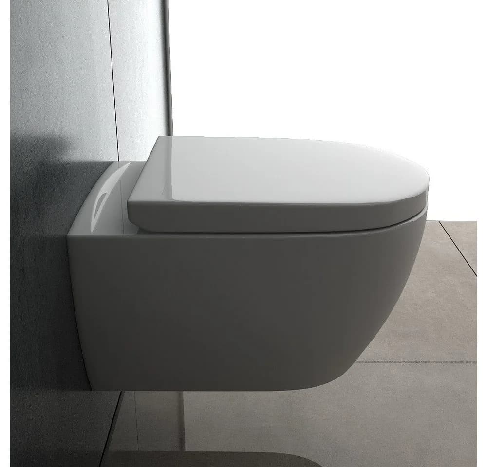 Alpenberger Hänge-WC Komplettset Weiß mit Softclose-Sitz - Bild 3