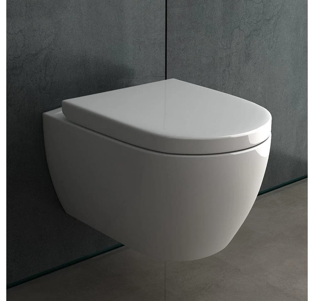 Alpenberger Hänge-WC Komplettset Weiß mit Softclose-Sitz - Bild 4