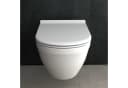 Alpenberger Hänge-WC spülrandlos mit WC-Sitz Absenkautomatik Weiß Bild 1