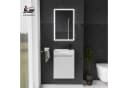 Alpenberger Badmöbel-Set Gäste WC Weiß Wandhängend Bild 1
