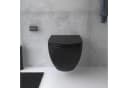 Alpenberger Hänge-WC Schwarz Matt Spülrandlos mit Nano & Soft-Close Bild 3