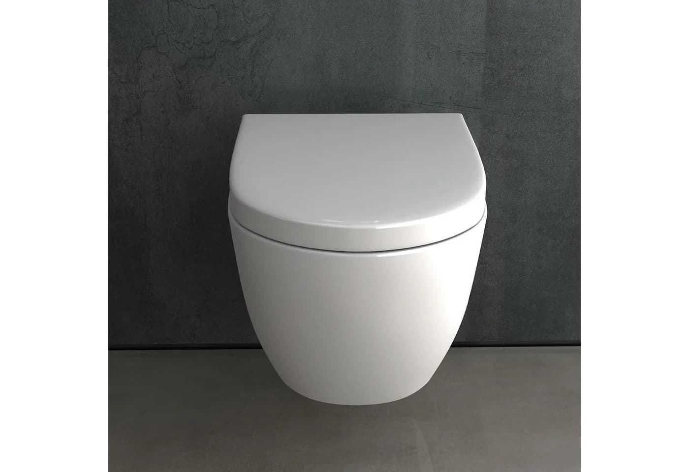 Alpenberger Wand-WC mit Bidet-Funktion und Absenkautomatik Weiß - Bild 3
