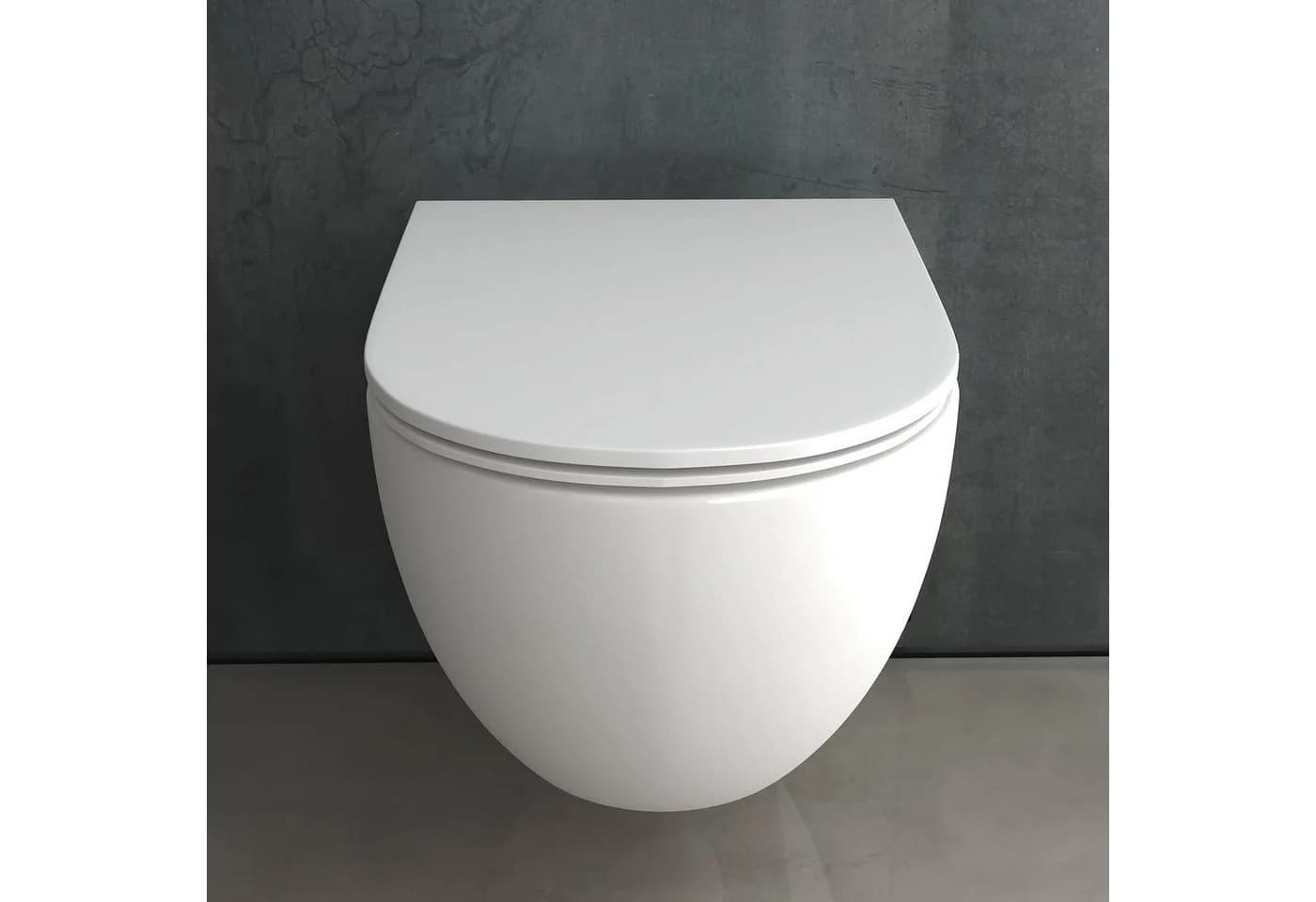 Alpenberger Dusch-WC Wandhängend Spülrandlos mit Bidet-Funktion