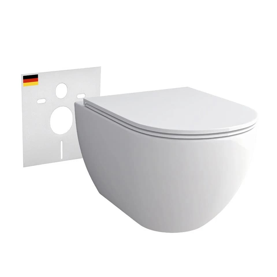 Alpenberger Wand-WC mit Bidet-Funktion & Absenkautomatik - Bild 2