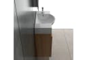 Alpenberger Badezimmer-Set Bamboo Optik 55cm mit Keramikwaschbecken Bild 3