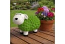 Online-Fuchs Gartenfigur Schaf Grün Wetterfest 20 cm Bild 2