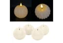 Online-Fuchs LED-Kerzen 4er Set Kugelkerzen Wachs Glitzer Fernbedienung Bild 2