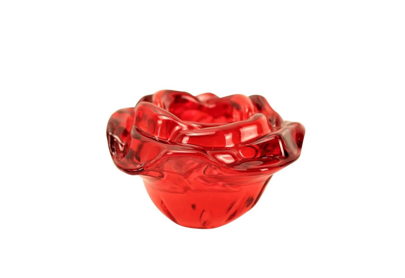 Online-Fuchs Kerzenständer 5er Set Rosenblütenform Rot - Bild 4