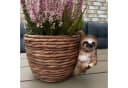 Online-Fuchs Gartenfigur Faultier Deko Braunes Polyresin Bild 5