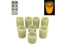 Online-Fuchs LED-Kerze 8er Set mit Echtwachs-Look, Timer & Fernbedienung Bild 2