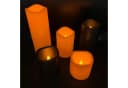 Online-Fuchs LED-Kerzen 5er Set Orange Schwarz Timer Outdoor Bild 1