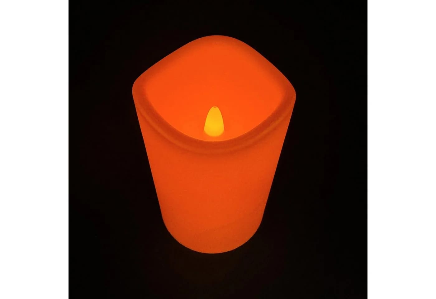 Online-Fuchs LED-Kerzen 5er Set Orange Schwarz Timer Outdoor - Bild 3