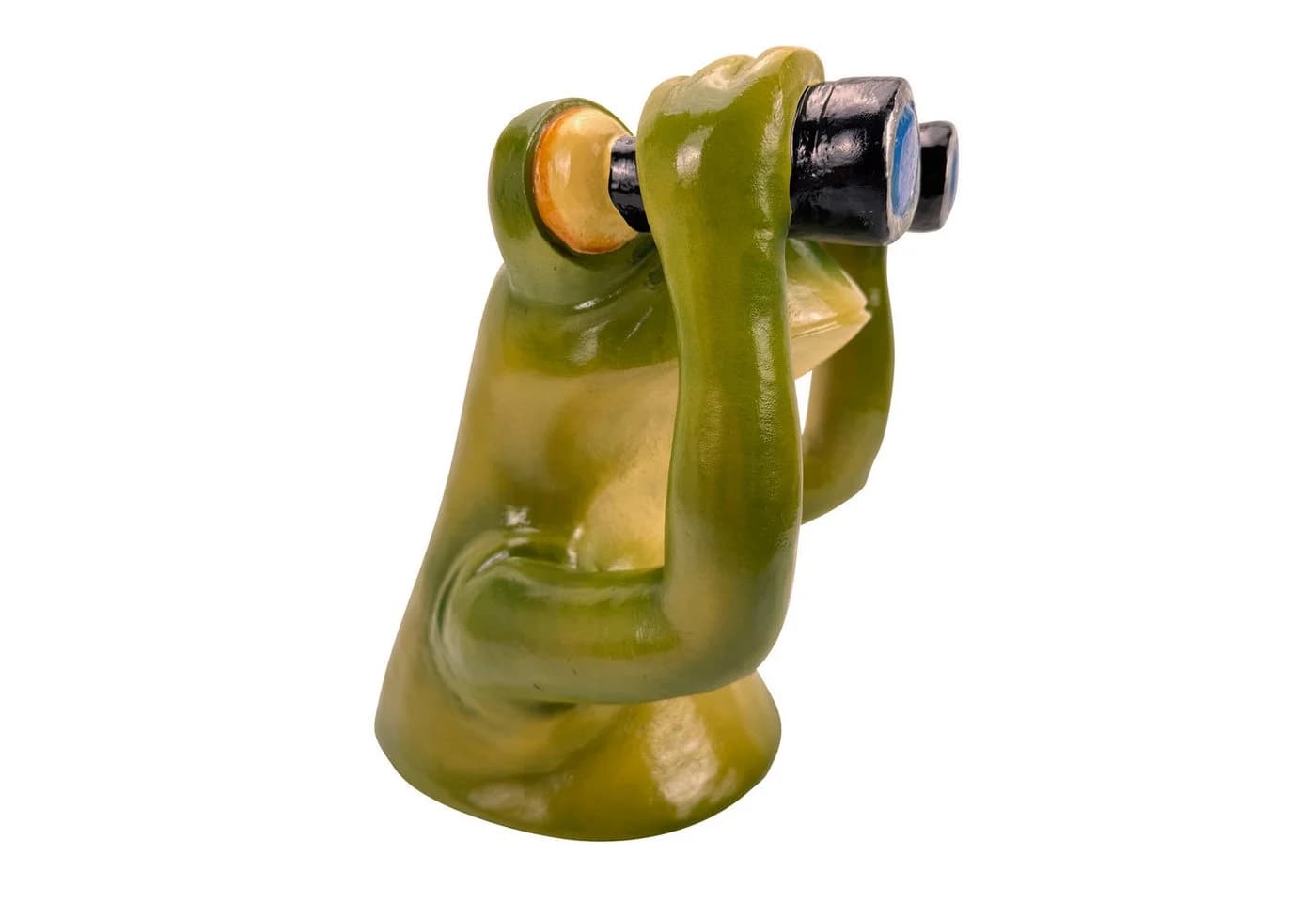 Online-Fuchs Frosch Gartenstecker mit Fernglas wetterfest - Bild 5