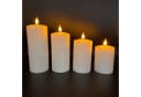 Online-Fuchs LED-Kerzen Set 4-tlg. Metallic Echtwachs Touch & Timer Bild 4