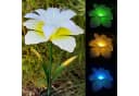 Online-Fuchs Gartenstecker Metall Solarleuchte Lilie Warmweiß Bild 2