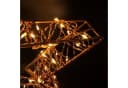 Online-Fuchs LED Weihnachtssterne 2er Set Gold Folieneffekt Timer Bild 4
