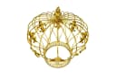 Online-Fuchs Dekofigur goldene Krone mit Lilien-Wappen Bild 3