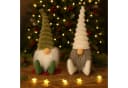 Online-Fuchs Weihnachtswichtel 25 cm Beige und Grün Bild 2