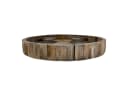 Online-Fuchs Adventskranz rund Holz mit schwarzen Metallhaltern Bild 4