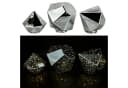 Online-Fuchs LED Dekoobjekt Stimmungslicht - 3 Diamanten aus Glas mit LED-Lichterkette & Timer Bild 2