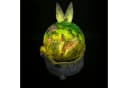 Online-Fuchs Gartenfigur süßer Hase mit LED Solar Glaskugel für draußen Bild 1
