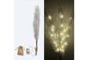 Kunstpflanze Pampasgras mit LED-Beleuchtung, Timer - 80 bis 115 cm groß - Kunstgräser, Online-Fuchs Bild 2