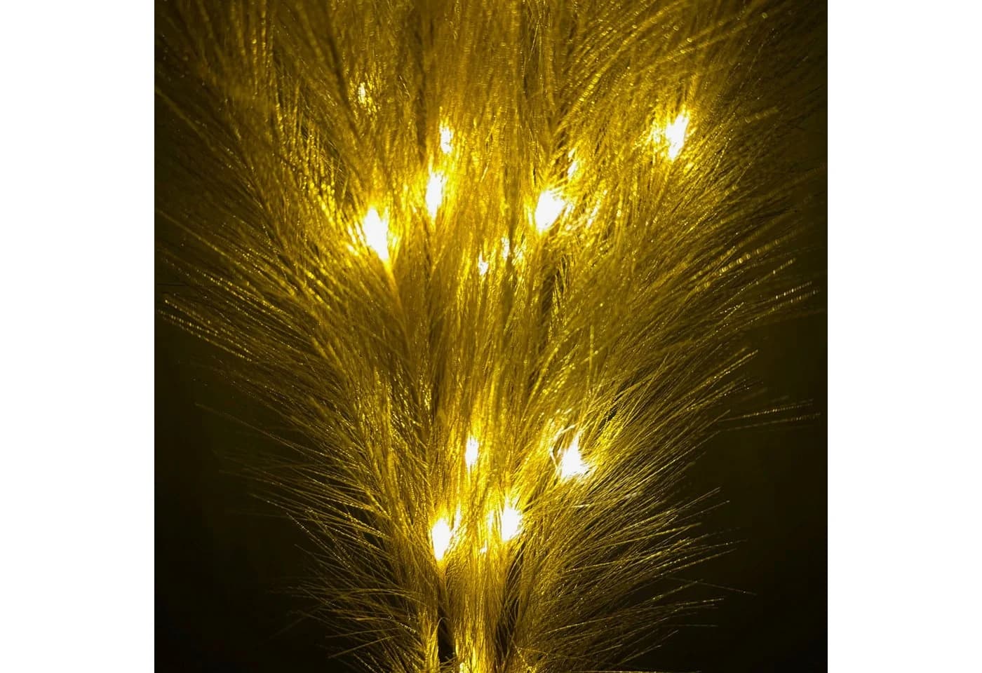 Online-Fuchs Kunstpflanze Pampasgras mit LED-Beleuchtung Timer Gold - Bild 3