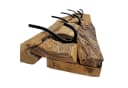 Online-Fuchs Garderobenleiste Teakholz Wandgarderobe 4 Haken Bild 1