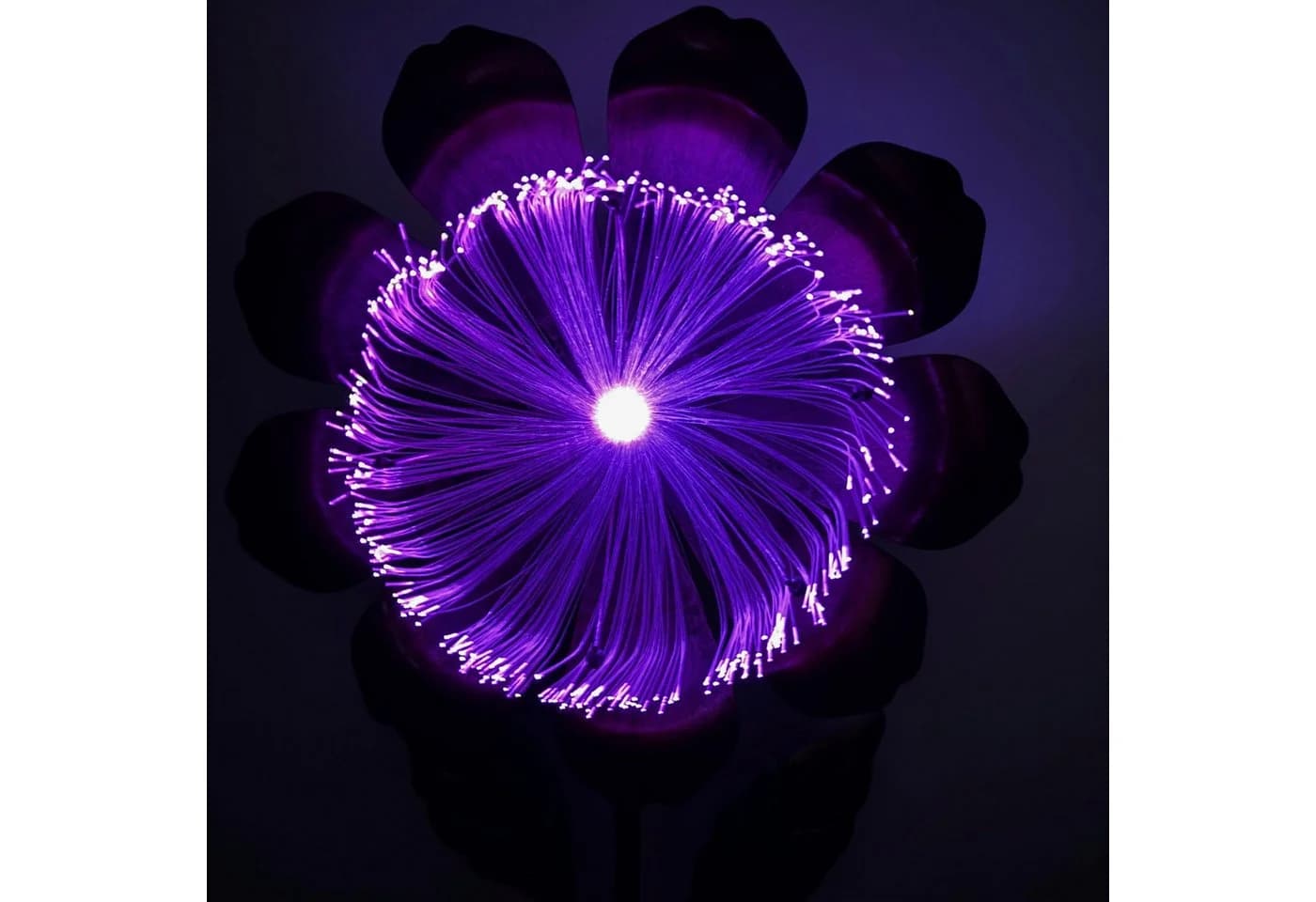 Fuchs Gartenstecker Magische Blume LED Solar Warmweiß 100 cm - Bild 4