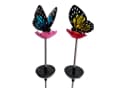 Online-Fuchs Gartenstecker 2er Set mit LED Solarbeleuchtung bunt Bild 1