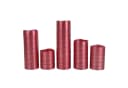 Online-Fuchs LED-Kerze 5er Set Metallic mit Lichterkette & Timer Bild 1