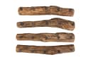 Online-Fuchs Garderobenleiste aus Holz mit 5 schwarzen Metallhaken Bild 1