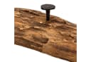Online-Fuchs Garderobenleiste aus Holz mit 5 schwarzen Metallhaken Bild 3