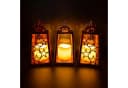 Online-Fuchs LED Laterne 3er Set Rot mit Timer und Flackereffekt Bild 2