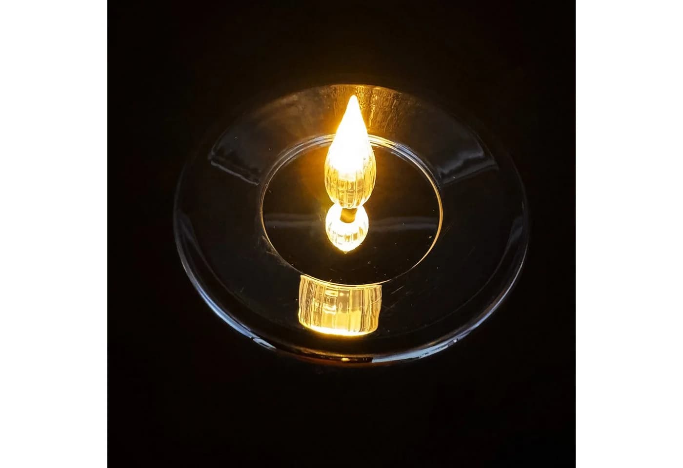 Online-Fuchs LED-Kerzen 4er Set mit Timer & Hochglanz-Oberfläche