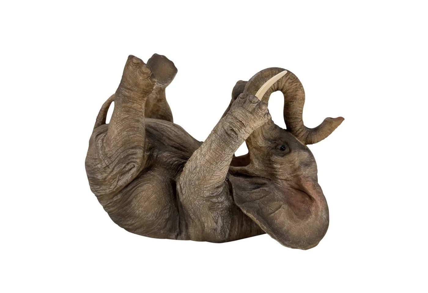 Online-Fuchs Weinflaschenhalter Elefant Beige Polyresin