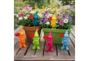 Online-Fuchs 6er Set Bunte Gartenzwerge 17,5 cm Kunstharz Bild 2