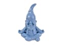 Online-Fuchs Gartenfigur Yoga-Position Hellblau Bild 1