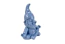 Online-Fuchs Gartenfigur Yoga-Position Hellblau Bild 3